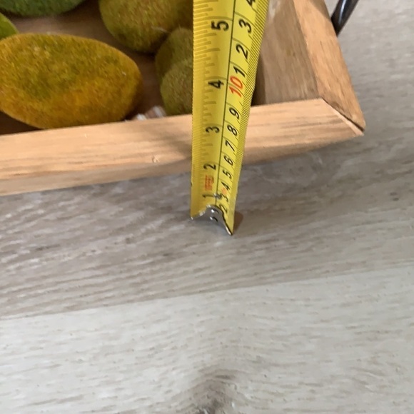 Wooden tray with handles serving or decorative - Picture 6 of 7